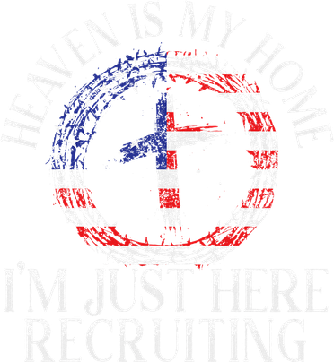 Heaven Is My Home IM Just Here Recruiting Preacher Pastor Kids Hoodie