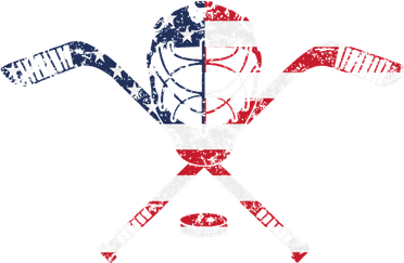 Usa American Flag Ice Hockey Goalie Mask Stick Patriotic Tote Bag