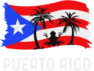 Distressed Style Puerto Rico Frog Puerto Rico Hat