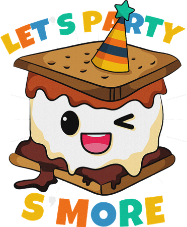 LetS Party SMore Boy Camping Cute Smores Coaster