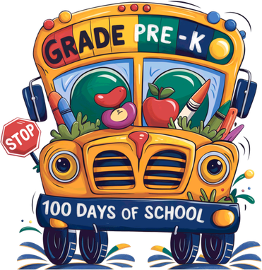 Grade Prek 100 Days Of School Fun Gift Coaster