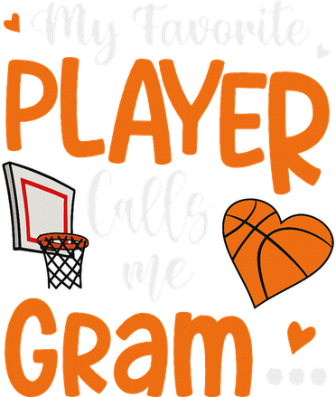 My Favorite Basketball Player Calls Me Gram Toddler Hoodie