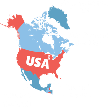 Funny Trump Map Of Usa Canada Greenland Gulf Of Mexico Hoodie Women's T-Shirt