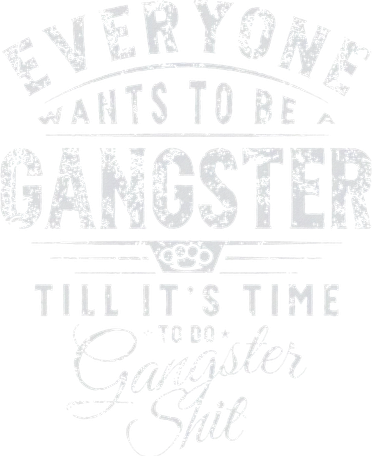 Everyone Wants To Be Gangster Till ItS Time Kids Hoodie