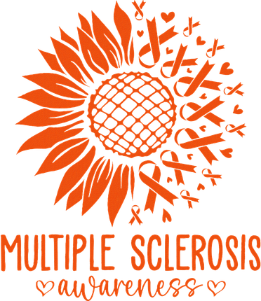 In March We Wear Orange Ribbon Ms Warrior Multiple Sclerosis Kids T-Shirt