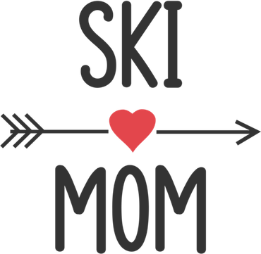 Ski Skier Skiing Mom Gift Santa Hat