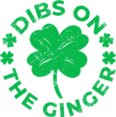 St Patricks Dibs On The Ginger Gift Golf Towel