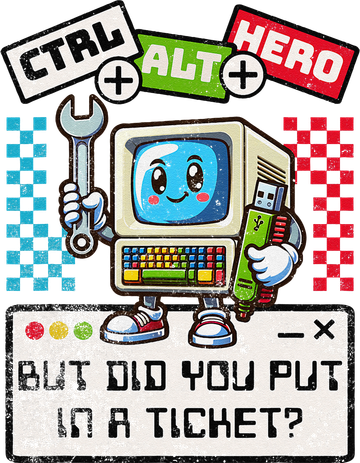 But Did You Put In A Ticket Pc Tech Pun Computer It Support Women's Dry Zone Grid Polo