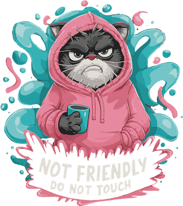 Sarcastic Loner Introvert Clothing Not Friendly Do Not Touch Kids Long Sleeve Shirt