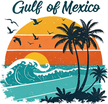 Funny Gulf Of Mexico Beach Palms Summer Vacation Backpack