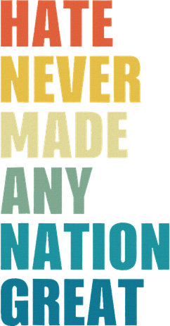 Hate Never Made Any Nation Great Anti Trump Election Pajama Set