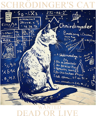 SchröDingerS Cat Quantum Physics Humor Mousepad