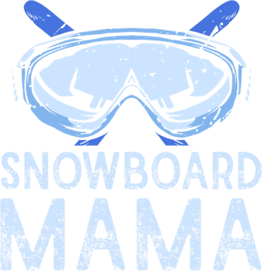 Snowboard Mama Slopes Snowboarder Snowboarding Winter Mom Gift Kids Hoodie