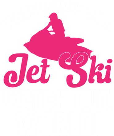 Jet Skiing When Mom’S On A Jet Ski Watch Out Mother’S Day Gift Kids T-Shirt