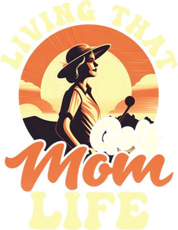Living That Golf Mom Life Design Golfing Mom Gift Women's Tank Top