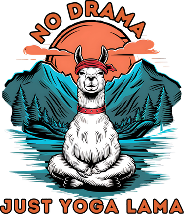 Meditation No Drama Just Yoga Lama Namaste Yoga Mom Namaste Gift Polo