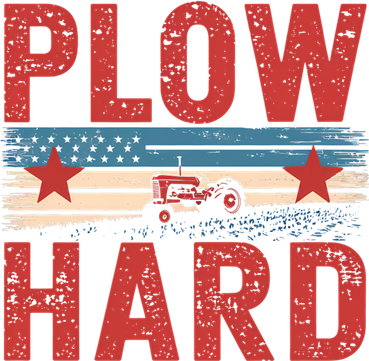 Vintage Plow Hard Farming Farmer Life Dad Grandpa Tractor Gift Toddler Hoodie