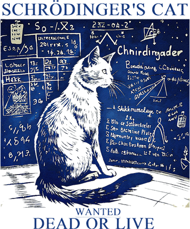 Nice Try SchröDingerS Cat Quantum Physics Humor Box Mousepad