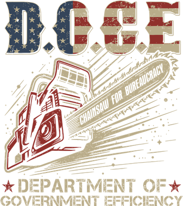 Chainsaw For Bureaucracy Funny D.O.G.E Doge Usa Flag Women's Tank Top