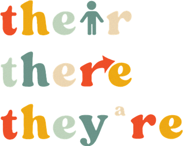 There Their TheyRe English Grammar Teacher Back To School Women's Long Sleeve Shirt