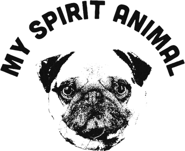 My Spirit Animal Pug Funny Dog Mom And Dog Dad Tank Top