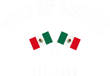 Retro Gulf Of Mexico Est. 1550 Mexican Flag Gulf Forever Tank Top