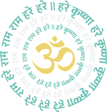 Hare Krishna Aum Om Mantra Symbol Chanting Hinduism Polo