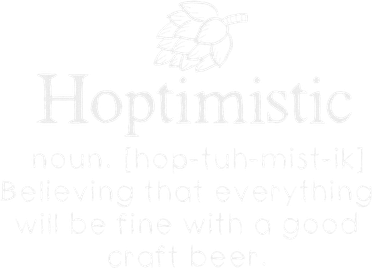 Hoptimistic Hops Craft Beer Lover Gift Homebrew Brewery Tumbler