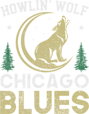 Howlin Wolf Chicago Blues Doggie Tank