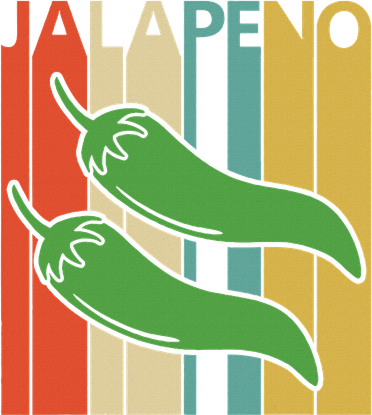 Vintage Jalapeno Kids Long Sleeve Shirt