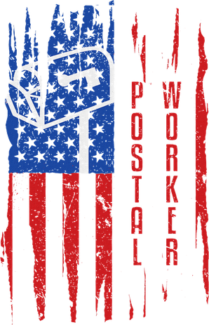 Postal Worker Patriotic Us Post Mail Carrier Man Women Toddler Long Sleeve