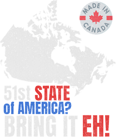 Canadian Patriotic Anti Trump Canada Map Women's Hoodie