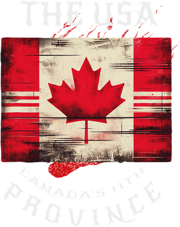 The Usa Canada’S 11th Province Funny Canada Flag Funny Leaf Tank Top