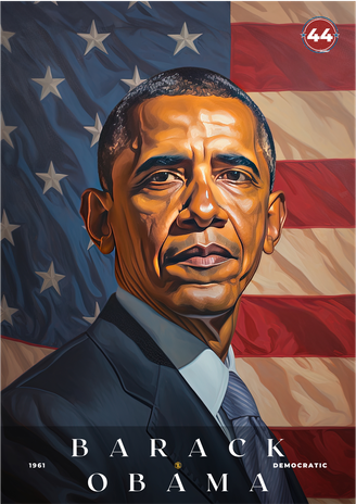 Barack Obama 44th President Of The United States Portrait Tumbler