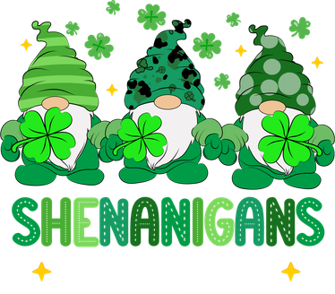Shenanigans With Gnomies St Patrick Day Women's T-Shirt