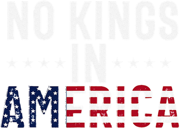 No Kings In America Flag Protest Save Democracy Hooded Wearable Blanket