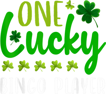 One Lucky Bingo Player St Patricks Day Irish Shamrock Women's Hoodie