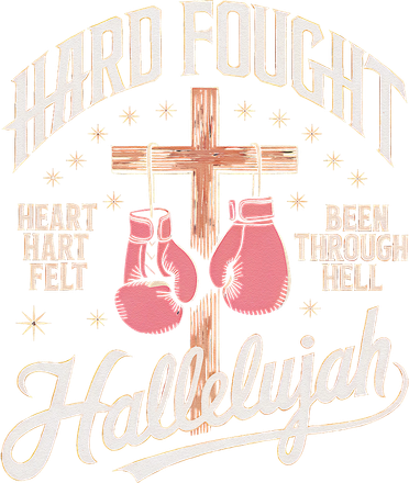 Hard Fought Hallelujah Praise Jesus Women's Sweatshirt