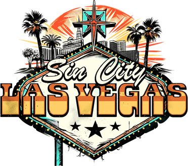 Sin City Las Vegas Button