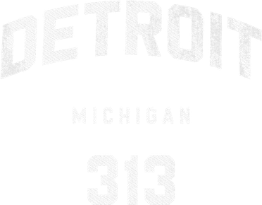 Vintage Detroit Michigan 313 Area Code Souvenir Apron