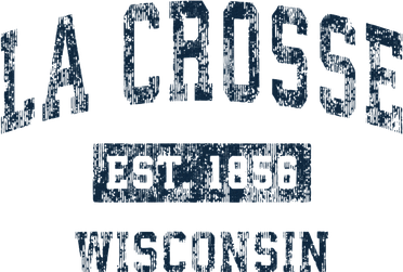 La Crosse Wisconsin Wi Vintage Sports Design Print Santa Hat