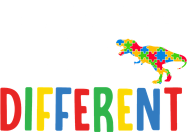 Its Ok To Be Different Autism Awareness Dinosaurs Women's Long Sleeve Shirt