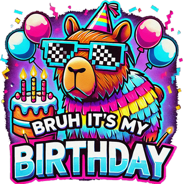 Bruh Its My Birthday Capybara Family Party Bday Gift Tumbler