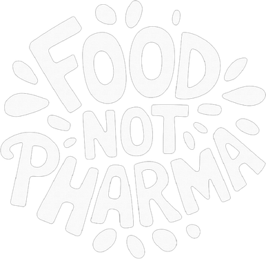 Food Not Pharma Natural Organic Nutrition Coffee Mug