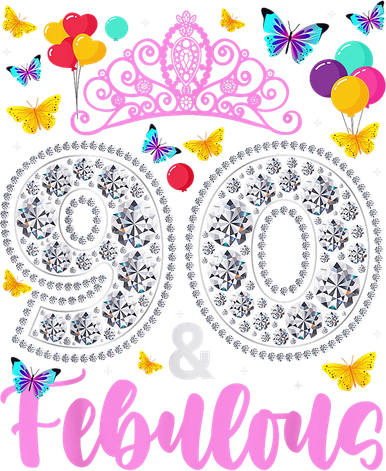90 And Fabulous 90 Years Old 90th Birthday Kids Hoodie