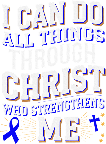 All Things Through Christ Juvenile Arthritis Awareness Women's Hoodie