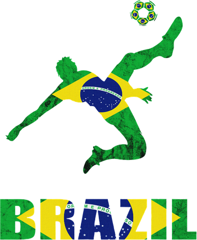 Brazil Soccer Brazilian Football Player Brasileiro Player Kids Hoodie