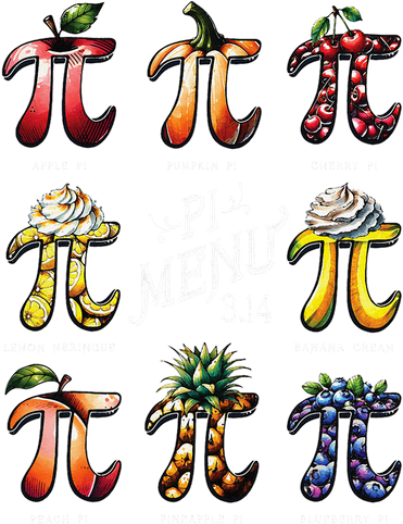 Pi Menu Pi Day 3 Women's V-Neck T-Shirt