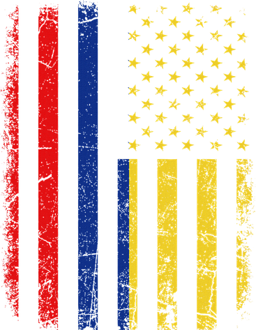 Colombian American Flag Colombian Roots Colombia America Button