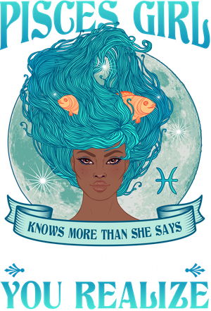 Pisces Girl Knows More Than She Says Pajama Set